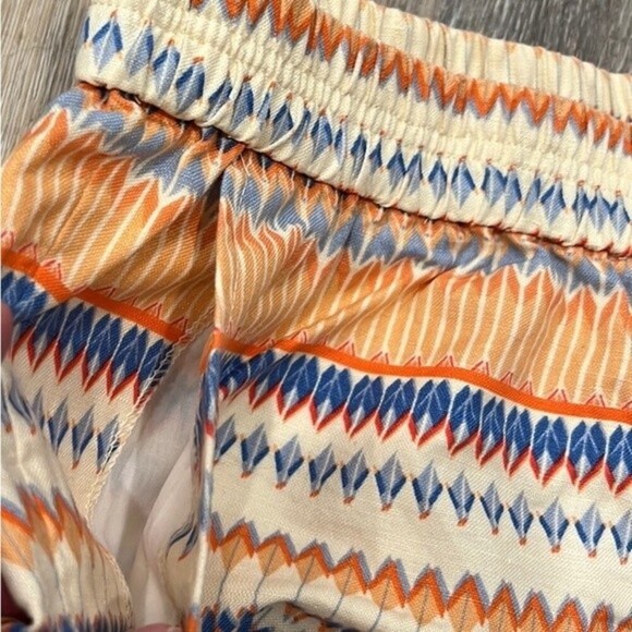 J.Crew factory printed linen cotton blend 3”shorts size 00 - Picture 3 of 6